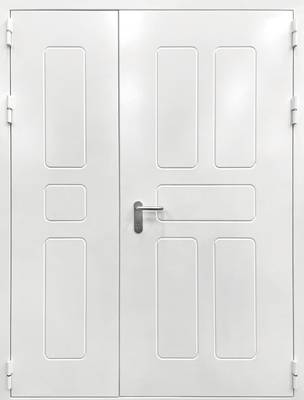 Полуторная дверь с выдавленным рисунком