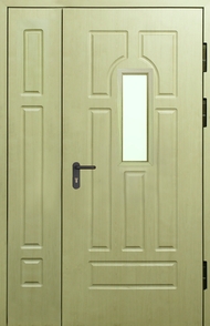 Полуторная противопожарная дверь со стеклопакетом EI 60 № 11