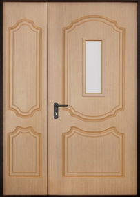 Полуторная дверь со стеклопакетом EI 60 № 3