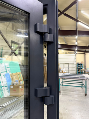 Алюминиевые светопрозрачные двери - петли