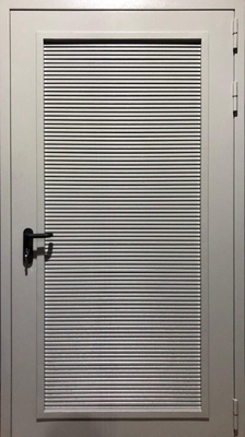 Однопольная дверь с жалюзийной решеткой