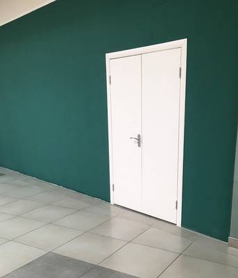 Белая техническая дверь