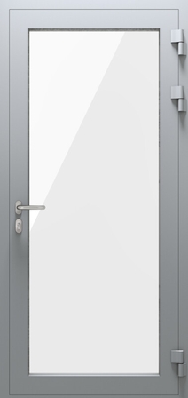Однопольная алюминиевая противопожарная дверь EIW 60 (01)