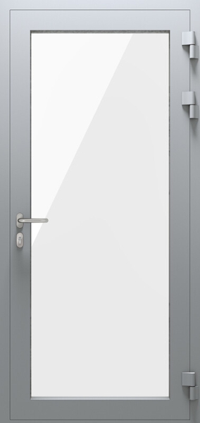 Однопольная алюминиевая противопожарная дверь EIW 60 (01)