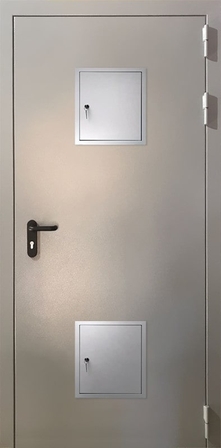 Однопольная противопожарная дверь ei60 (со стыковочными узлами) (34)