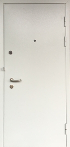 Однопольная техническая дверь порошок с глазком