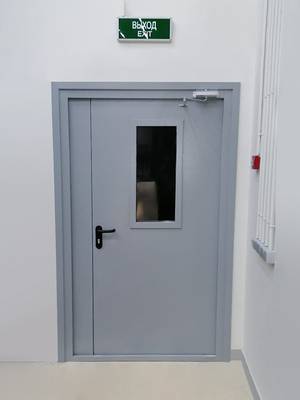 Остекленная дверь с доводчиком (г. Нарофоминск)