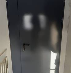 Полуторная дверь, вид спереди (г. Долгопрудный, склад)