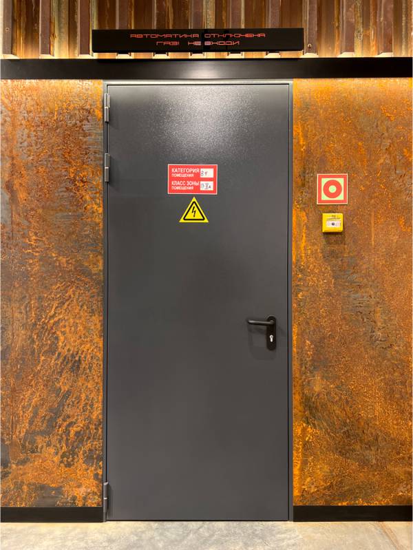 Одностворчатая противопожарная дверь EI-60