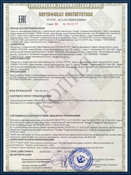 Сертификат на ворота противопожарные металлические распашные глухие EI 60