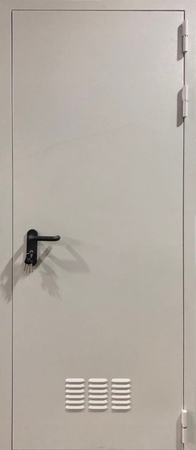 Однопольная техническая дверь с вентиляцией