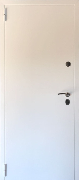 Технические двери (порошковое напыление) белого цвета