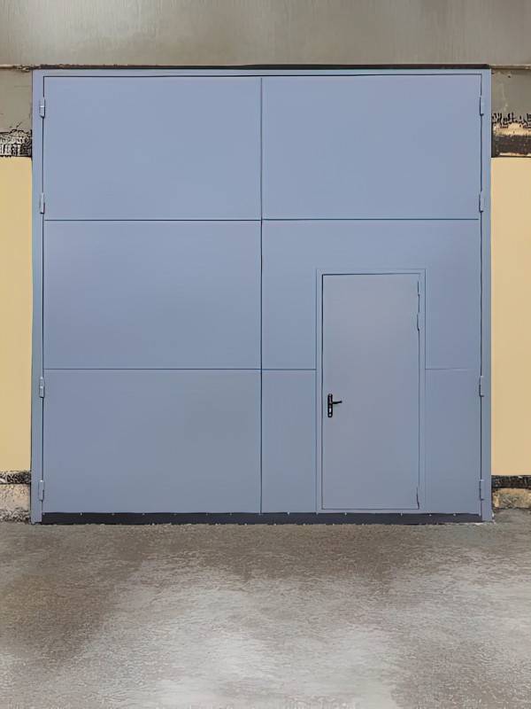 Ворота размером 4×4 метра (г. Балашиха) Ворота размером 4×4 метра (г. Балашиха)