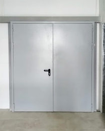 Двупольная дверь, фото внешней стороны